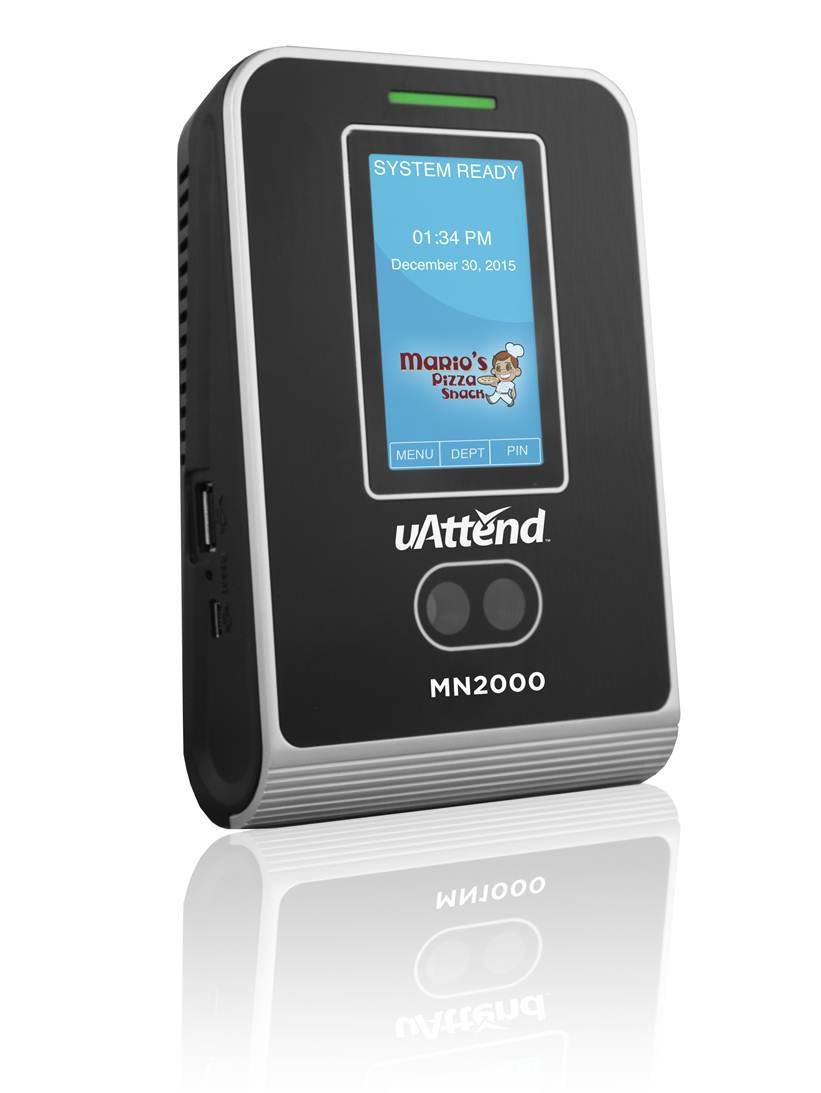 uAttend MN2000 Facial Recognition Employee Management Time Clock