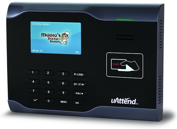 uAttend™ CB6500 WIFI Web‐Based RFID Card Time Clock 