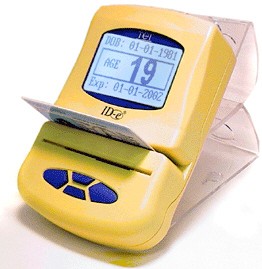 Tricom ID-e 2001 Magnetic Stripe ID Card Reader, License Scanner