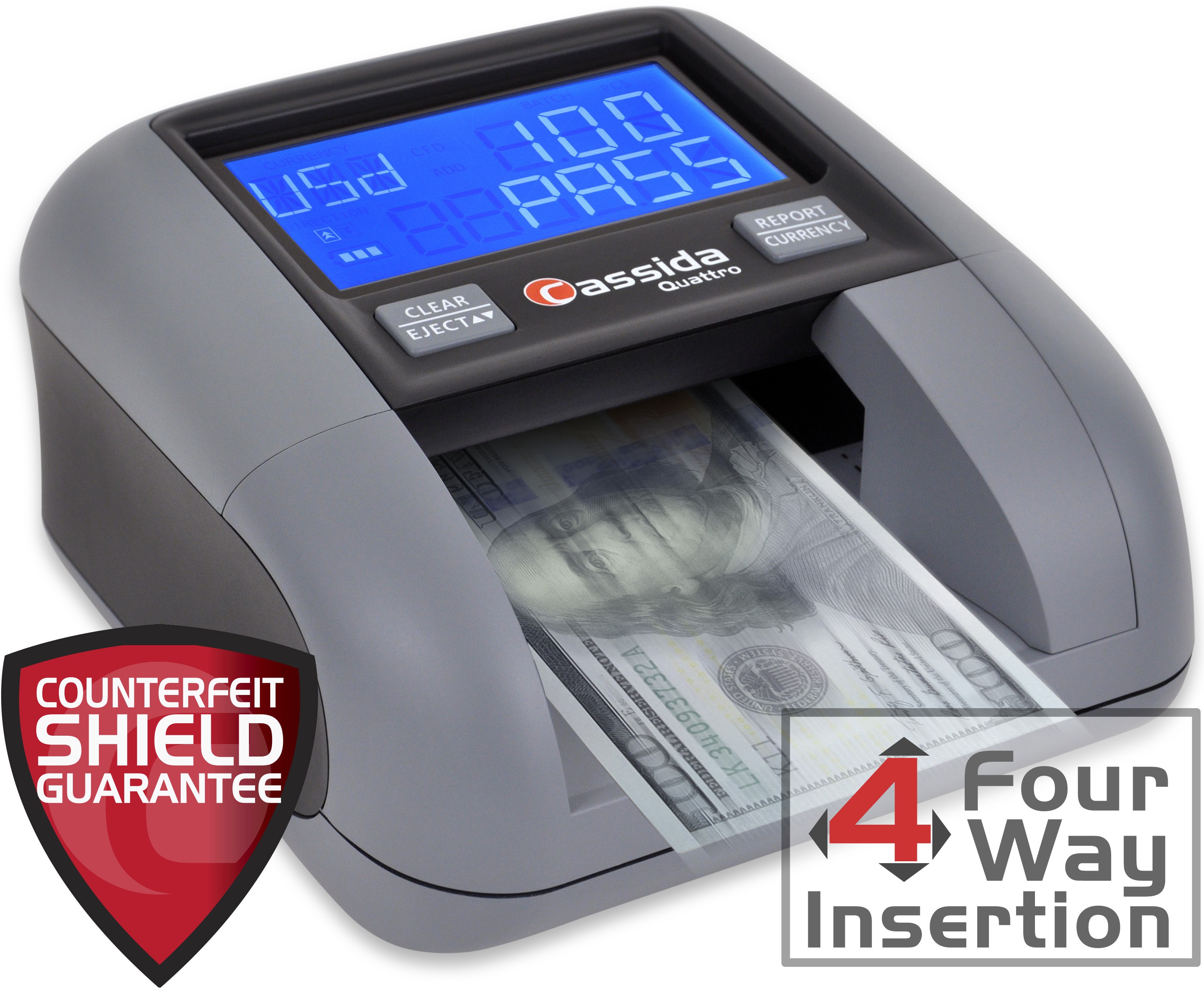 Cassida Quattro 4-way automatic counterfeit detector